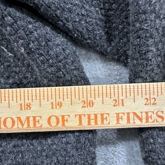 Toad & Co 1/4 Zip Sweater Women XXL Grey 100% Non Mulesed Lambswool - Picture 6 of 7